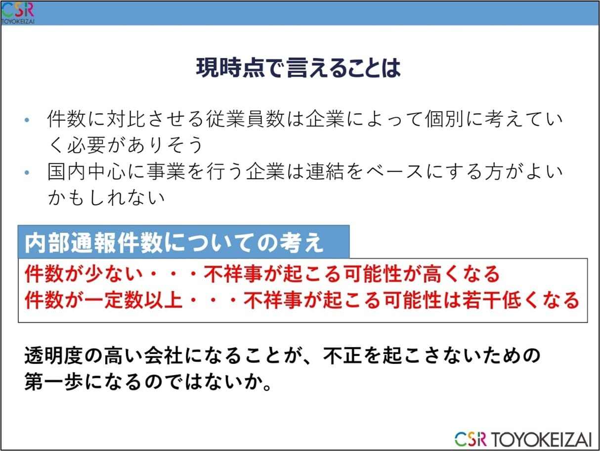 【第5回不正対策勉強会】「内部通報の件数が多い100社」ランキングから考察する仮説と対策